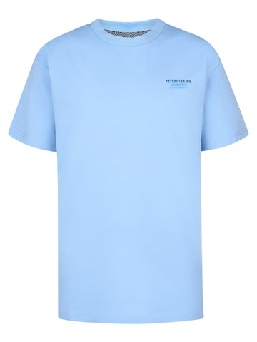 Petrol Industries - T-Shirt mit Rückenaufdruck Flamingoline Jungen - Blau