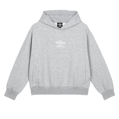 Umbro - "Core" Kapuzenpullover für Damen (Grau meliert/Weiß)