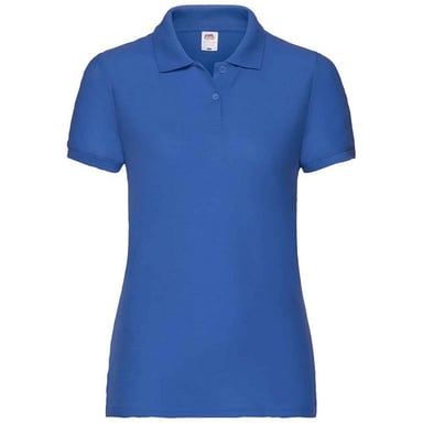 Fruit of the Loom Damen Poloshirt Lady Fit Piqué (Königsblau)