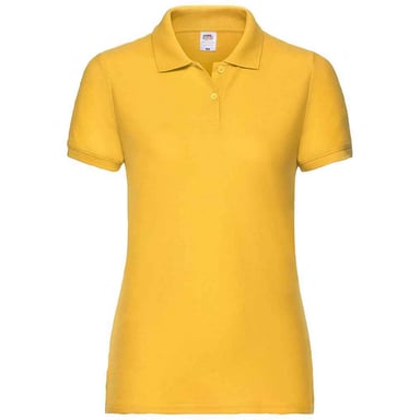 Fruit of the Loom Damen Poloshirt Lady Fit Piqué (Sonnenblume)