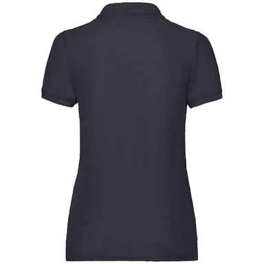 Fruit of the Loom Damen Poloshirt Lady Fit Piqué (Dunkles Marineblau)