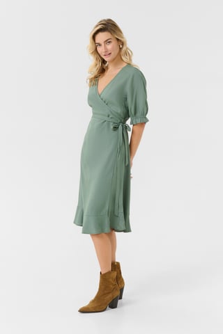Kleid mit femininer Silhouette green