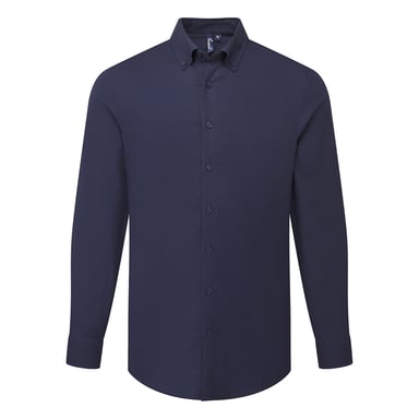 Premier - "Supreme" Formelles Hemd für Herren Langärmlig (Marineblau)