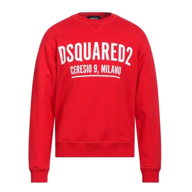 Dsquared2 - Rotes Sweatshirt mit Rundhalsausschnitt und Ceresio-Logo