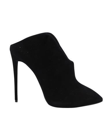 Giuseppe Zanotti Olinda spitze Zehenpantoletten aus schwarzem Wildleder