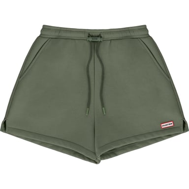 Hunter Lunan Baumwoll Damen Grün Mid-Länge Shorts