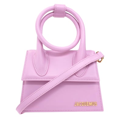 Jacquemus Le Chiquito Noeud Hellrosa Tasche