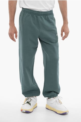 SEASONAL CHAIN ​​ARROW Jogginghose aus gebürsteter Baumwolle in Grün