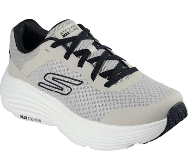Skechers Performance Max Cushioning Endeavour Herren Taupe/Schwarze Sneaker