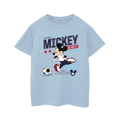 Disney - "Team Football" T-Shirt für Jungen (Babyblau)