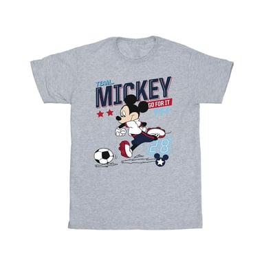 Disney - "Team Football" T-Shirt für Jungen (Grau)