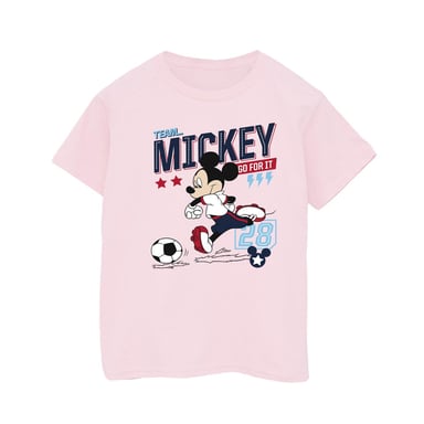 Disney - "Team Football" T-Shirt für Jungen (Babyrosa)