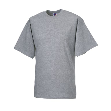 Russell Herren Organik T-Shirt Kurzarm (Hellgrau)