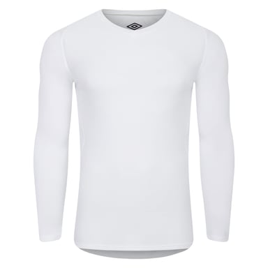 Umbro - "Pro" Base Layer Oberteil für Herren Langärmlig (Weiß)
