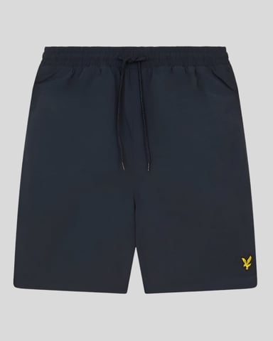 Lyle & Scott Plain Badeshorts - Dunkelmarineblau