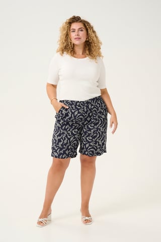 Shorts Loose fit Midnight Marine Lace Print marine