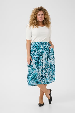 Rock A-shape Teal Leopard Print teal