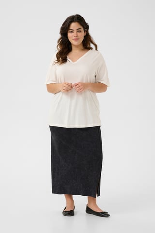 Rock Tight fit Black washed rib black
