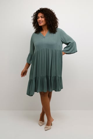 Kleid A-shape green