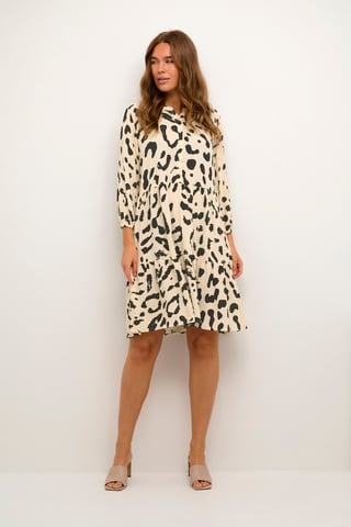 Kleid Loose fit black offwhite