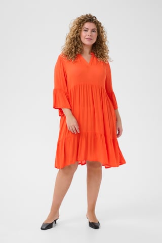 Kleid A-shape red