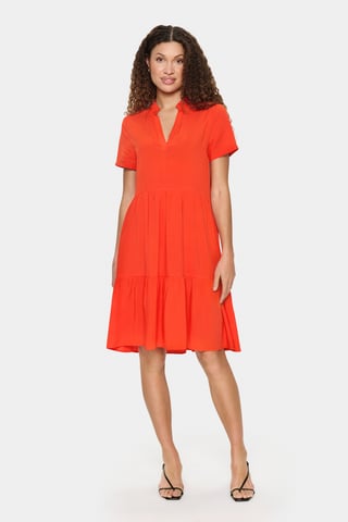 Kleid Lockere Passform Poinciana rose