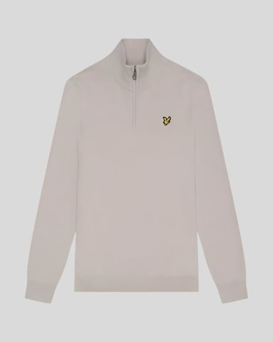 Lyle & Scott Pullover aus Merinowolle mit 1/4-Reißverschluss – Cove