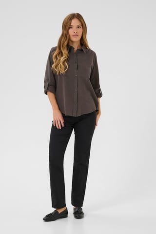 Langarm - Hemd Regular fit Black Oyster