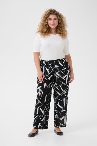 Casual Hose Loose fit Black/Midnight Marine Graphic black blue