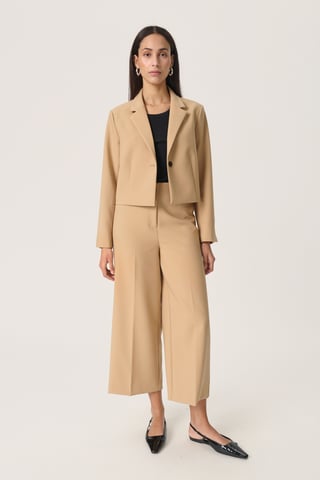 Strickhose Gerade Passform Travertine beige
