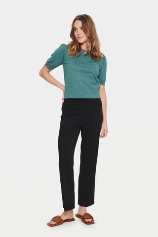 Strickhose Casual fit Blac