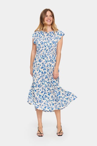 Kleid Gerade Passform cream