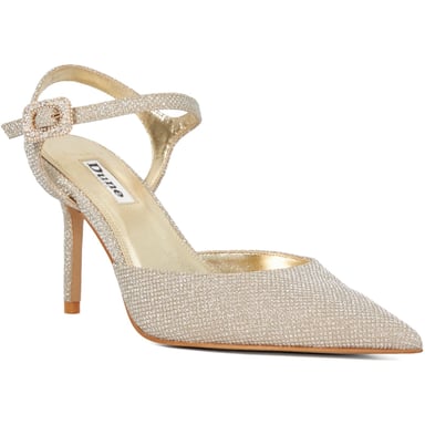 Dune Channel Wide Fit Damenschuhe In Gold