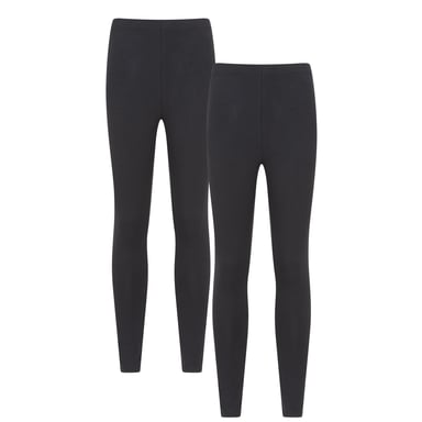 Mountain Warehouse - Leggings 2er-Pack für Damen (Pechschwarz)