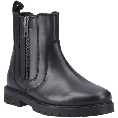 Hush Puppies Liana Leather Girls's Black Boots