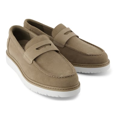 TOMS Navi TRVL LITE Havana Leder Herren Dune Slipper