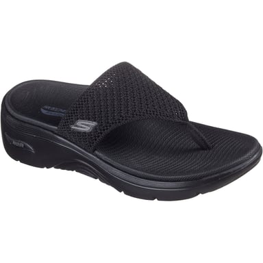 Skechers Go Walk Arch Fit 2.0 Polyester Damen Schwarz Sandalen