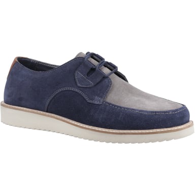 Hush Puppies Orion Wildleder Herren Schnürschuhe Navy/Grau