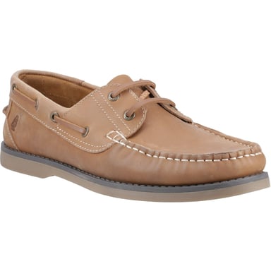 Hush Puppies Wilson Leder Herren Tan Bootsschuhe