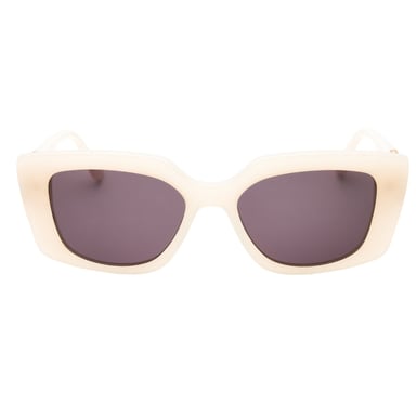 Karl Lagerfeld Milchweiße Sonnenbrille