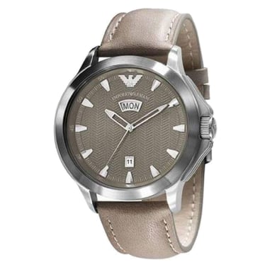 Emporio Armani Herrenuhr Quartz Silber