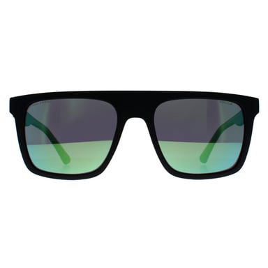 Police Square Herren Matt Schwarz Smoke Green Mirror SPLF61 Beyond Lite 2