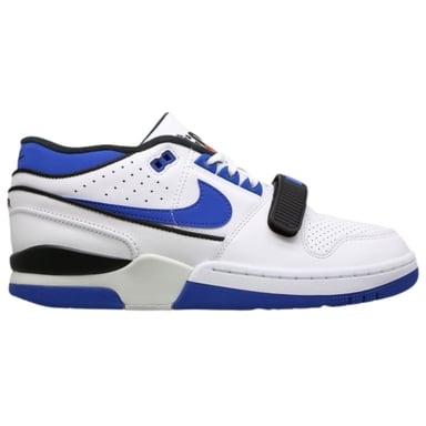 Nike Air Force Blaue Details Weiße Turnschuhe