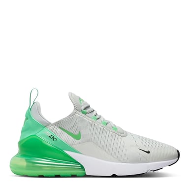 Nike Air Max 270 Trainer in Silber/Weiß/Grün
