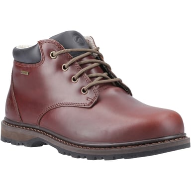 Cotswold Bredon Leder Herren braune Chelsea-Stiefel