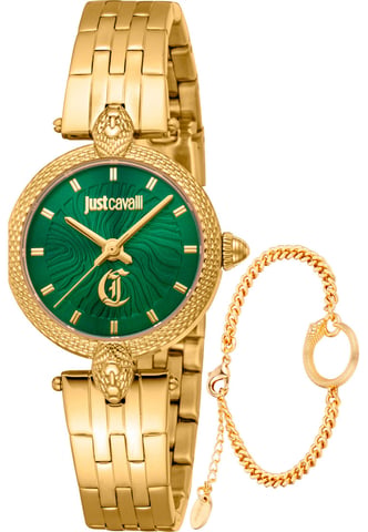 Just Cavalli JC1L330M0055 Damen Mini Attraente Uhren- und Armband-Geschenkset