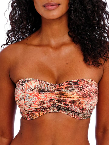 Desert Cat Bandeau Bikini Top