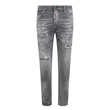 Dsquared2 - Hellgraue Skaterjeans