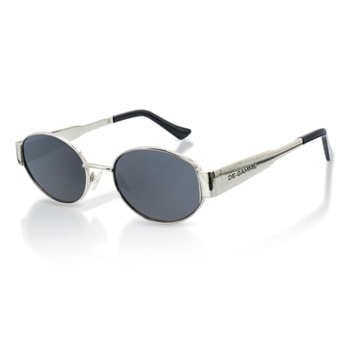 De-Gamme Silber Oval Polarisierte UV-Schutz-Sonnenbrille – Monaco