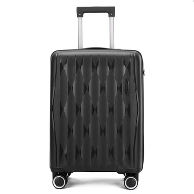 Robuster Hartschalen-Kabinenkoffer 37,5 x 20,5 x 55 cm TSA-Gepäck passend für Easyjet, Ryanair, Wizzair